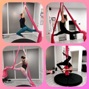 Volg een workshop Aerial Silk bij Studio UpsideDown